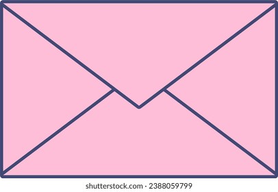 vector of a closed envelope