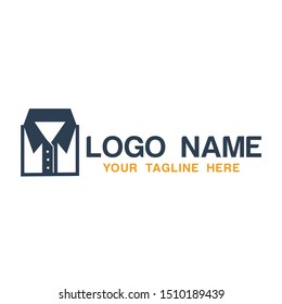Vector of cloth logo template design. shirt.