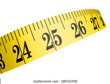 Vector cloth measure / measuring tape 3D 