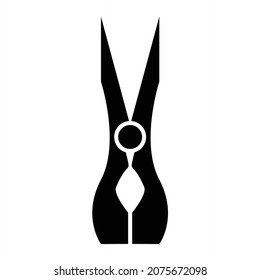  Vectorkleidung PegGlyph-Symboldesign
