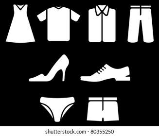 Vector clothes and shoes