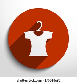 Vector clothes for women icon