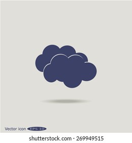 Vector of cloud