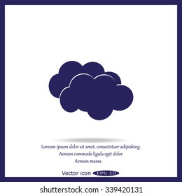 Vector of cloud