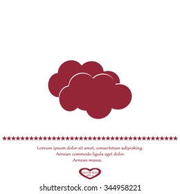 Vector of cloud