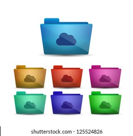 Vector cloud folders