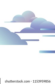 vector cloud graphic gradient 