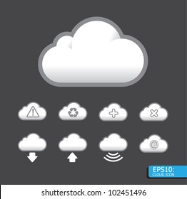 Vector Cloud Icon