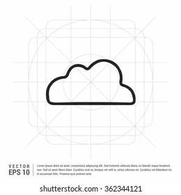 Vector cloud icon