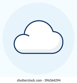 Vector cloud icon