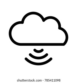 vector cloud icon, logo, symbols, app
