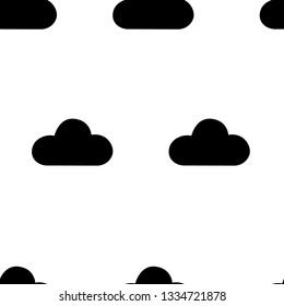 vector cloud seamless pattern background