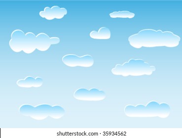 Similar Images, Stock Photos & Vectors of vector seamless clouds