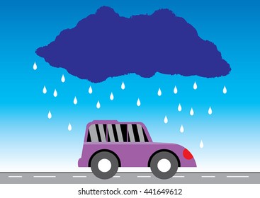 Vector of clouds style design