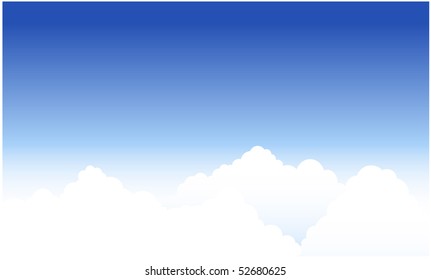 Vector cloudscape background