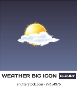 Vector Cloudy Icon