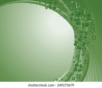 Vector - clover background for the St. Patrick's Day