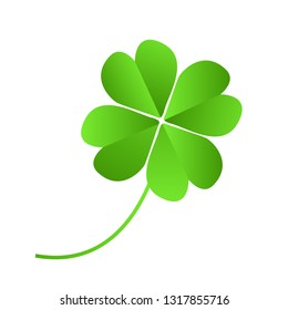 Vector clover. Illustration Patrick luck