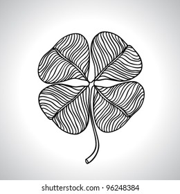 Vector clover isolated