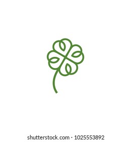 vector clover logo design download template graphic