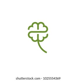 vector clover logo design download template graphic
