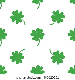 Vector clover seamless pattern.