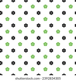 Vector clover set Patrick's day hand drawn illustrations vector