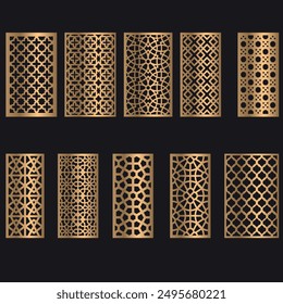 vector for Cnc laser cut file eps, Design Set, Partition, Laser Cnc Router Design Foamsheet, Acrylic and CNC Machine Cutting, EPS File.
