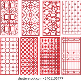Vector cnc laser cut vector cnc router cut jali mashrabiya