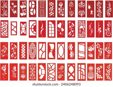 Vector cnc laser cut vector cnc router cut jali mashrabiya