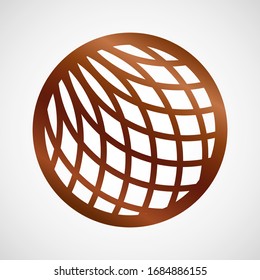 Vector coaster design for laser cut from wood, plywood or metal. Vector illustration isolated. Laser cut wood coasters. Geometric decorative designs. Cartoon circle silhouette.