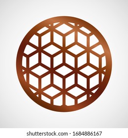 Vector coaster design for laser cut from wood, plywood or metal. Cutting wooden panel. Vector illustration isolated. Laser cut wood coasters. Geometric decorative designs. Cutout circle silhouette