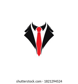 Vector coat tie for business 
