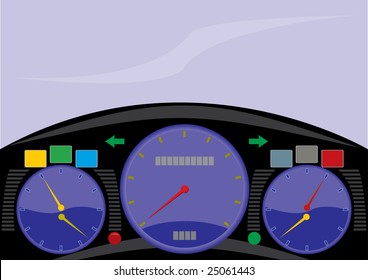 Vector cockpit of modern car