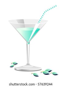 Vector - cocktail glass