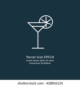 Vector Cocktail Icon