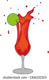 Vector, Cocktail, Illustration, Alcohol