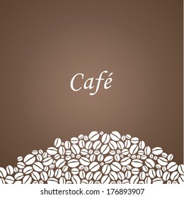 Vector coffee background. 