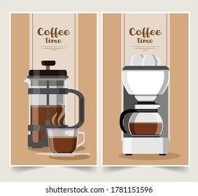Vektorkaffeemannine, Kaffeedesign, Vektorgrafik