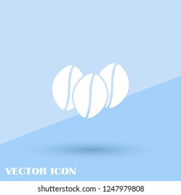 Vector coffee beans icon