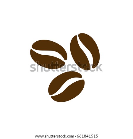 Vector Coffee  Beans Icon Stock Vector Royalty Free 