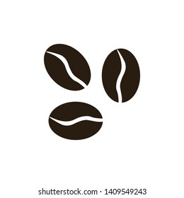 Vector coffee beans icon.Vector illustration. Flat design for business financial marketing banking advertising web concept cartoon illustration. 