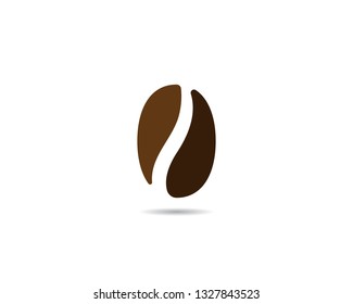 vector coffee beans template vector icon illustration design 