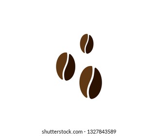 vector coffee beans template vector icon illustration design 