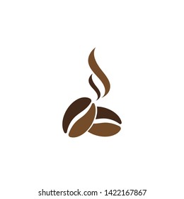 vector coffee beans template vector icon illustration design  
