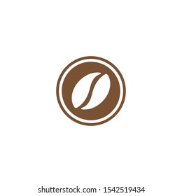 vector coffee beans template vector icon illustration design  