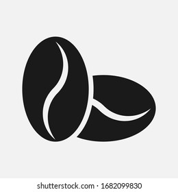 vector coffee beans template vector icon illustration design on background