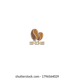 vector coffee beans template vector icon illustration design