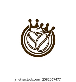 vector coffee beans template vector icon illustration design