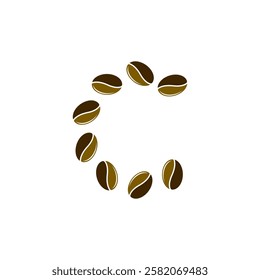 vector coffee beans template vector icon illustration design